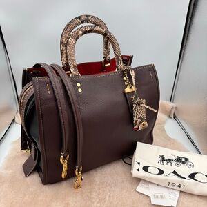 Coach 1941 Rogue 30 MTO Colorblock Python